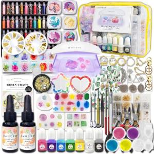 (ケラッタ) UV レジン セット スターターキット シャカシャカレジンが作れる クラフト 初心者 クリスマス 誕生日 プレゼント に｜luanaショップ1号店