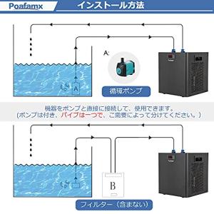 Poafamx 水槽クーラー 24度まで調整可...の詳細画像4
