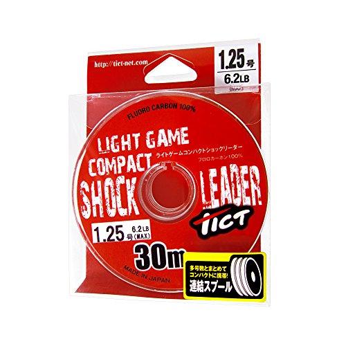 TICT(ティクト) ライトゲーム コンパクトショックリーダー 40m 0.8号