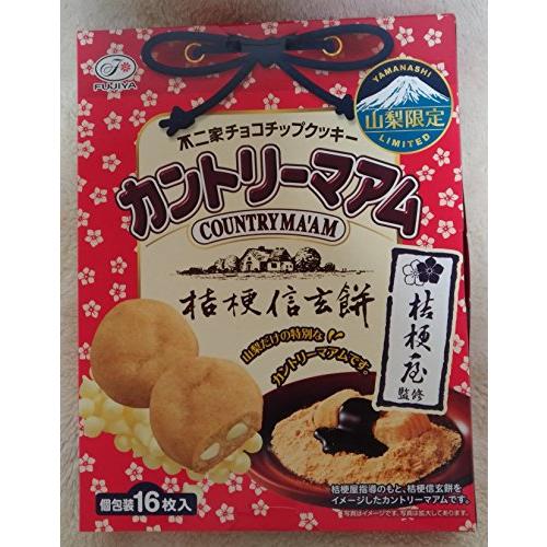 不二家 カントリーマアム 【山梨限定】 桔梗信玄餅 16枚入り