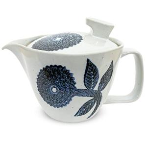 松尾利光作 白磁急須桜 有田焼 和陶器 9804373 代引不可 : リコメン堂