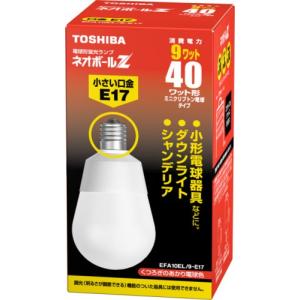 TOSHIBA（東芝） 電球型蛍光灯 EFA10EN/9-E17 昼白色 ネオボールZ 40形
