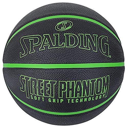 SPALDING(スポルディング) バスケットボール ストリートファントム ブラック×グリーン 7号...
