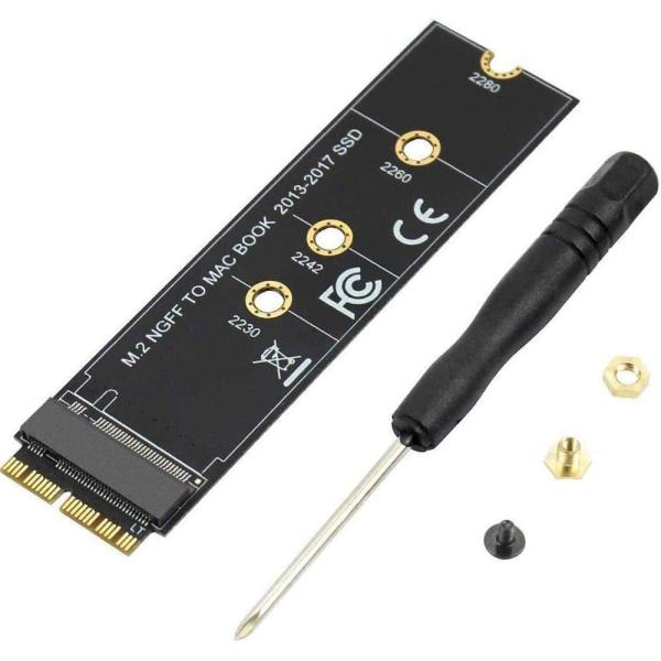 olivins Macbook Air (2013-2017)用 M.2 NVMe SSD変換アダプ...