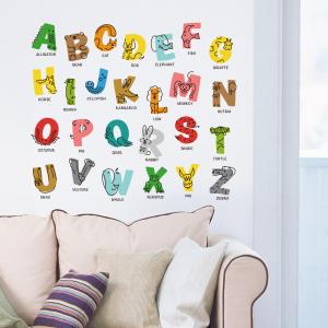 アルファベット 英字 ウォールステッカー 日本...の詳細画像1
