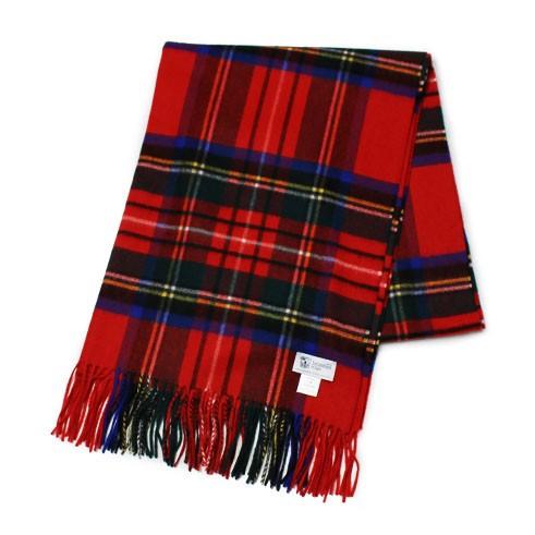 ジョンストンズ / JOHNSTONS / タータンチェック柄 カシミヤ 大判ストール / 返品・交...