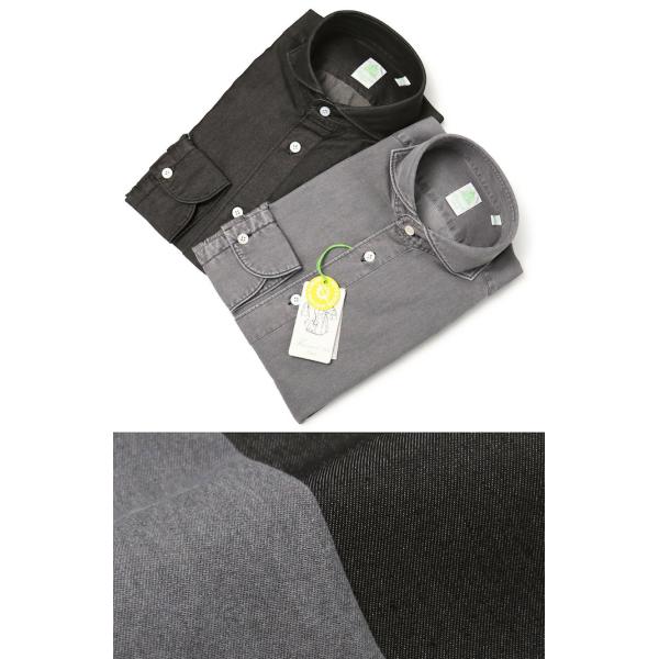 フィナモレ / Finamore / セルジオ / SERGIO / ブラック系デニム シャツ / ...