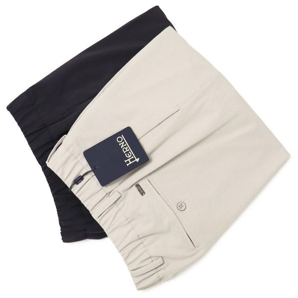 ヘルノ / HERNO / ワンプリーツ / リラックスパンツ / ストレッチシアサッカー / セッ...