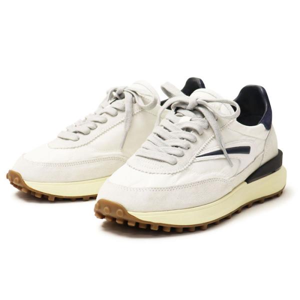 デイト / D.A.T.E. / スニーカー / ATHLETA NYLON WHITE-BLUE ...