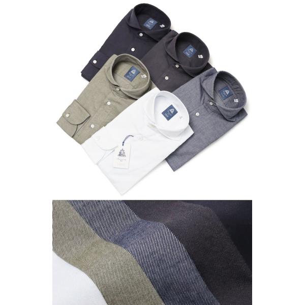 フィナモレ / Finamore / セルジオ / SERGIO / カッタウェイ シャツ / コッ...