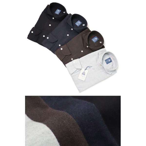 フィナモレ / Finamore / セルジオ / SERGIO / カッタウェイ シャツ / コッ...