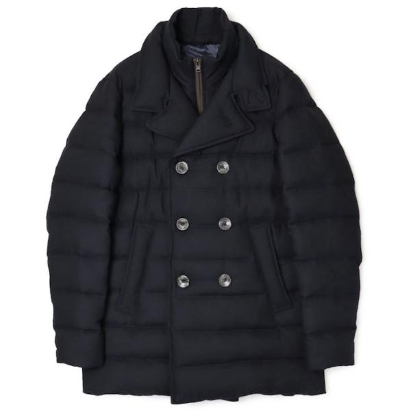 ヘルノ / HERNO / NORFOLK / ウールヴィスコース / Pコート型 / ダウン ジャ...