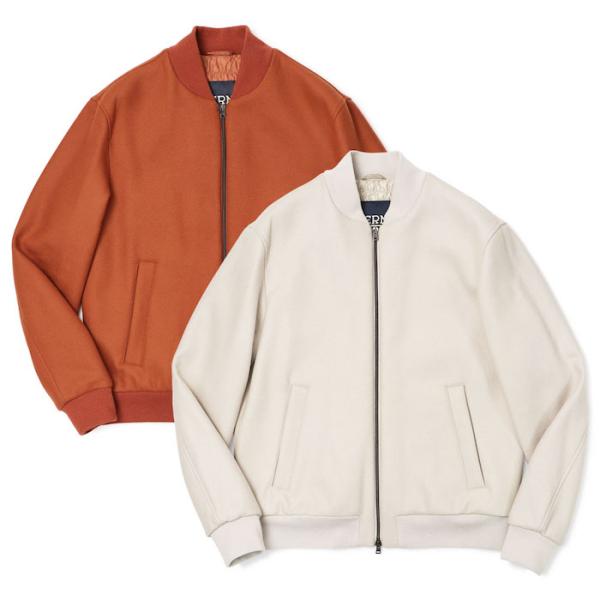 ●●再入荷●●ヘルノ / HERNO / MA-1型 ブルゾン / ウールメルトン / 中綿入り /...
