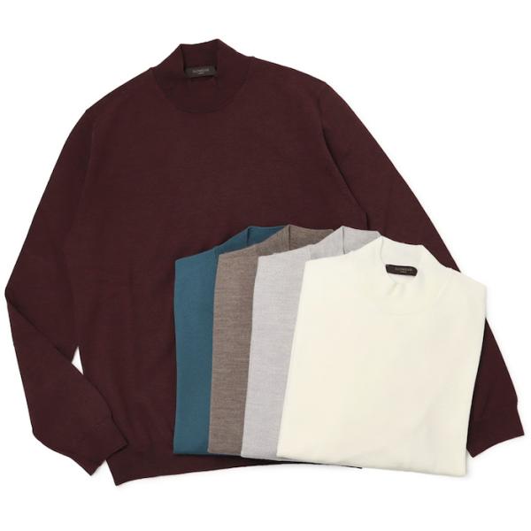 ザノーネ / ZANONE / モックネック ニット / ウール / 12ゲージ 12G / 返品・...