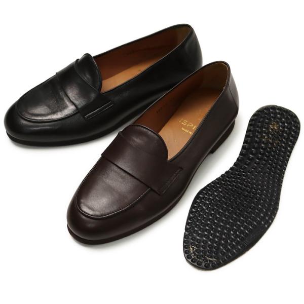 イスピラ / ISPIRA  / レザー ローファー / GOATSKIN NAPPA / テクノジ...
