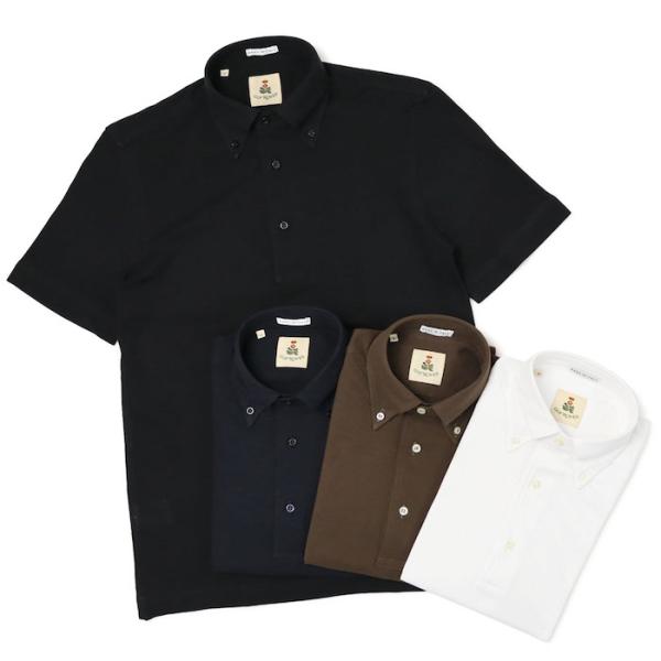 ギローバー / GUY ROVER / ポロ シャツ / ボタンダウン コットン 鹿の子 半袖 / ...