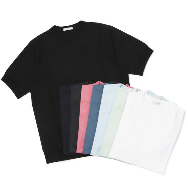 アンティーチポ / ANTICIPO / クルーネック Tシャツ / コットン スムース / NEB...