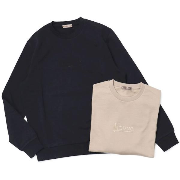 ヘルノ / HERNO / RESORT / ロゴ入りスウェット / クルーネック / コットン /...