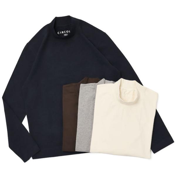 チルコロ 1901 / CIRCOLO 1901 / モックネック / ロングスリーブ  Tシャツ ...
