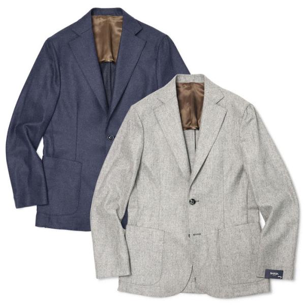 バルバ / BARBA / シャツジャケット / ウールフランネル / 返品・交換不可