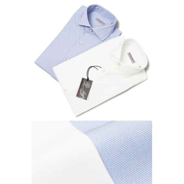 ギラルデッリ / GHIRARDELLI / セミワイドカラー シャツ / テクノ ジャージー ロイ...