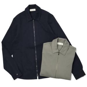 フィリッポ デ ローレンティス / FILIPPO DE LAURENTIIS / シャツ襟 / ダブルZIPブルゾン / コットンジャージー / 返品・交換可能｜luccicare