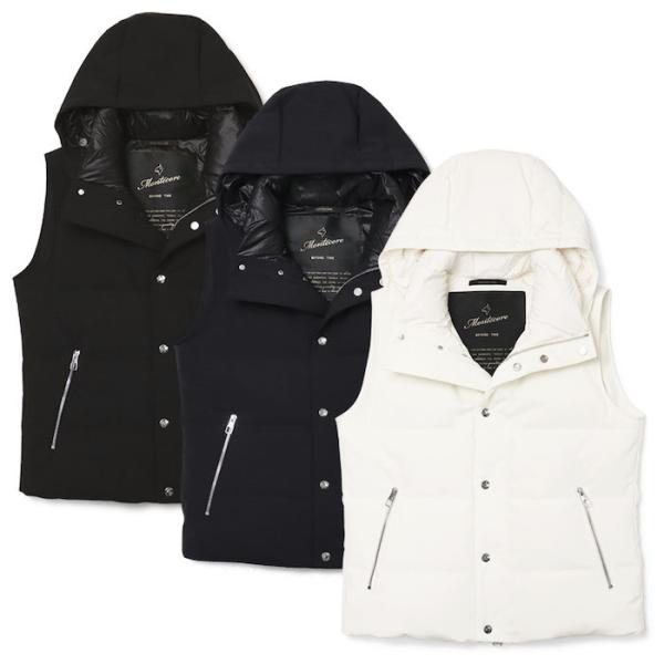 モンテコーレ / Montecore / ダウン ベスト / スタンドカラー / フード付き / 返...