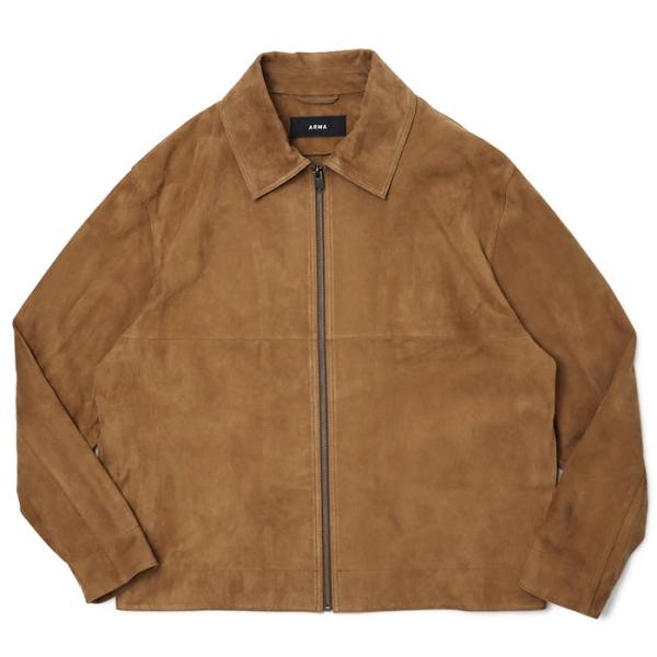 アルマ / ARMA / KRASIS / ドリズラー型レザーブルゾン / ゴートスエード / 返品...