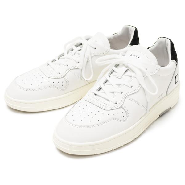 デイト / D.A.T.E. / スニーカー / COURT CALF WHITE-BLACK / ...