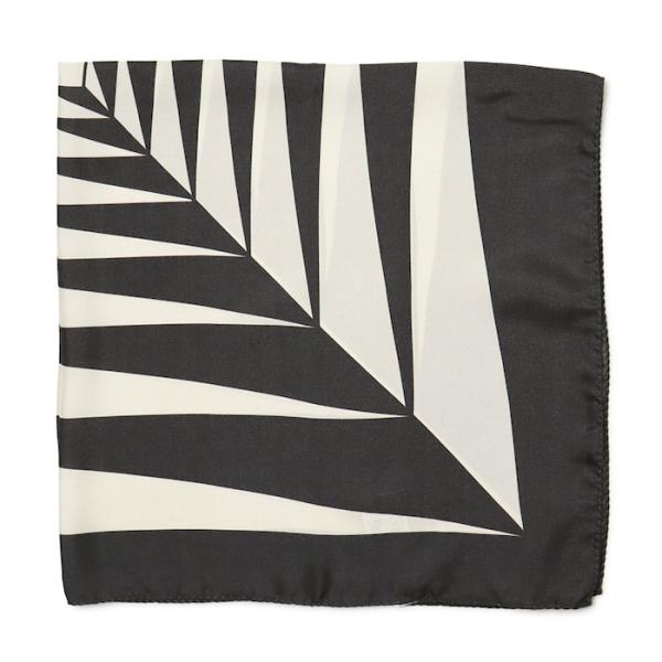 【ポストへお届け】ジエレ / GIERRE / ネッカチーフ / ジオメトリック / シルク プリン...