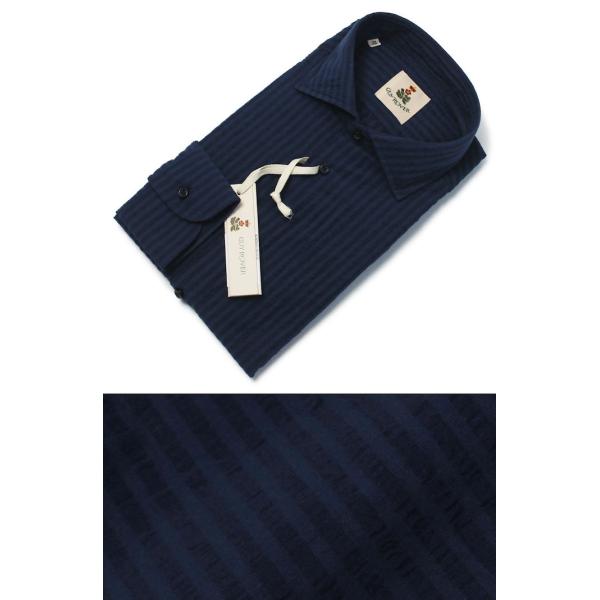 ギローバー / GUY ROVER / シャツ / セミワイドカラー / コットンリネン / ストラ...