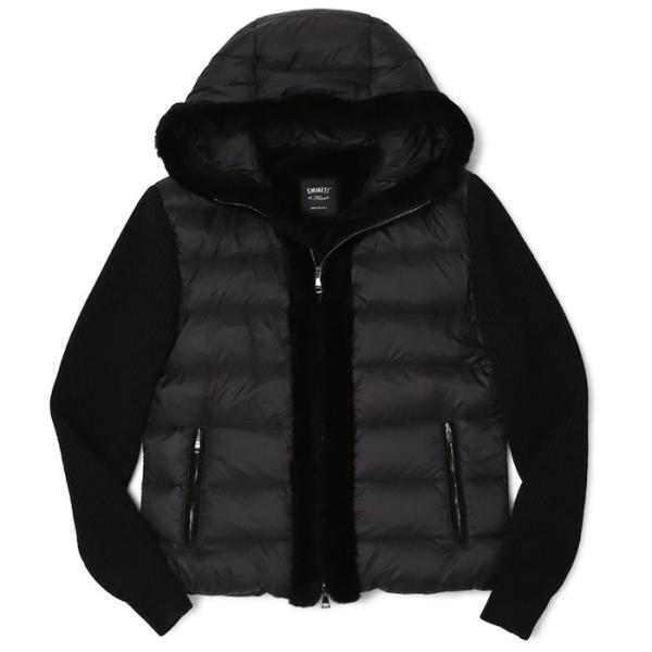 エンメティ / EMMETI / 切り替え パーカー / ダウン × ムートン × ニット / GA...