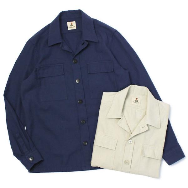 ギローバー / GUY ROVER / シャツアウター / コットン / ガーメントダイ ( 製品染...