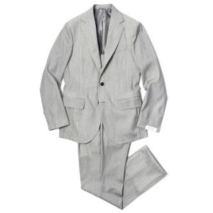 De Petrillo（デペトリロ） チェック柄テーラードジャケット ブラウン