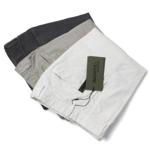 インコテックス スラックス / INCOTEX SLACKS / 100型 ( 旧603型 ) / ストレッチ パンツ / リネン ストレッチ / ガーメントダイ / SLIM FIT / 返品・交換可能｜luccicare