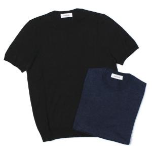 グランサッソ / GRANSASSO / クルーネック ニット Tシャツ / リネン コットン / 57169/18601 / 返品・交換可能｜luccicare