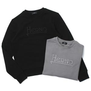 ヘルノ / HERNO / ロゴ スウェット / クルーネック / コットン / JG0001U-50017 / 返品・交換不可｜luccicare