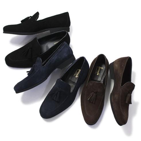 フェランテ / FERRANTE / アルノー / ARNO / スエード レザー タッセル ローフ...