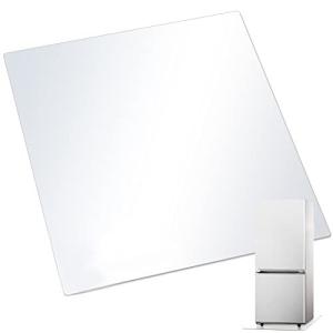 osharemart 冷蔵庫 マット キズ防止 凹み防止 下敷 シート 冷蔵庫マット 目盛りシール付 65cm×70cm