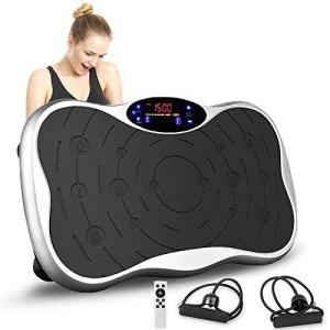 振動マシン ぶるぶるマシン 静音 フィットネス器具 ミニ パワーウェーブ 振動調節99段階 5種類のプログラムモード Bluetoot