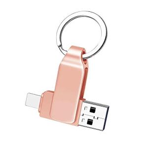 携帯電話用USBフラッシュドライブ USB 3.0ポート付きOTGメモリスティック タブレット/ PC / Mac /ラップトップ用の耐久性のあるメタ