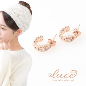 ピアス レディース アレルギー対応 フープピアス 小さめ かわいい｜luce-store