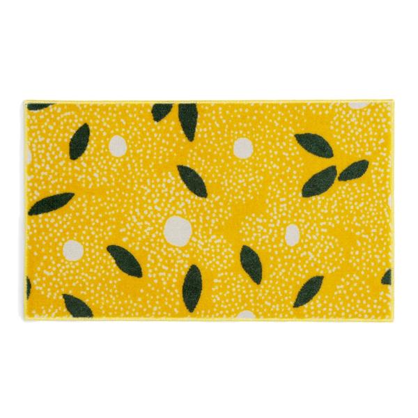 玄関マット ドアマット 屋内用/45×75cm/モダンデザイン/洗える/Kobe Muoto/花の歌...