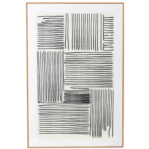 アート 壁掛け 絵画/アートパネル/デザイン 細い線/40×60