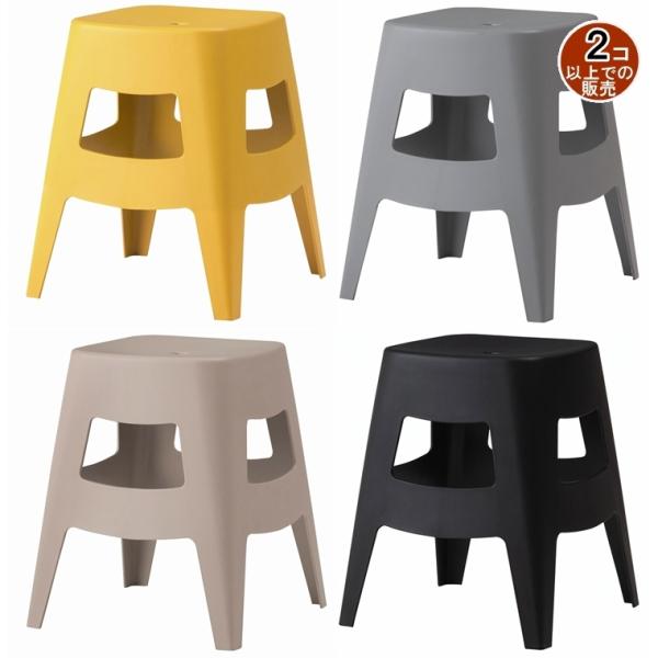 スツール/樹脂製/スタッキング/幅38 座面高45/まとめ買い ご注文個数２個以上