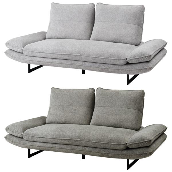 ソファー ソファ/三人掛け 肘リクライニング/ロースタイル可/幅197 座面高44/送料お問い合わせ