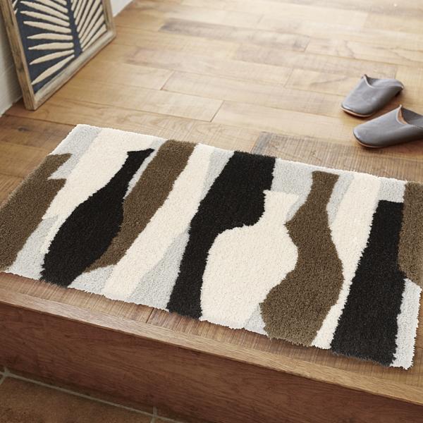 玄関マット アクセントマット ラグマット/50×80cm/東リ 高級 絨毯/TOM5018/防滑 洗...