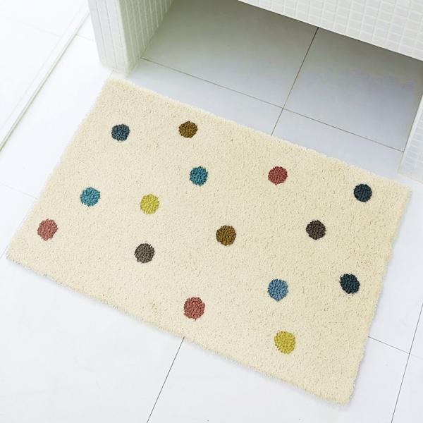 玄関マット アクセントマット ラグマット/50×80cm/東リ 高級 絨毯/TOM5025/防滑 洗...