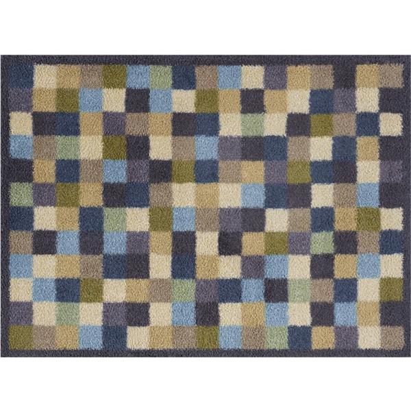 玄関マット ドアマット/60×85cm/洗える/タートルマット/コッツウォルズタイル/室内外兼用