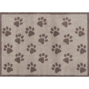 玄関マット ドアマット/60×85cm/洗える/タートルマット/足跡/室内外兼用